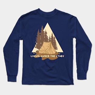 Camping Under The Stars Long Sleeve T-Shirt